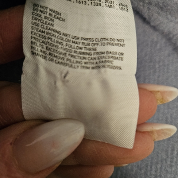 Dusty Blue Hooded Wrap Coat XS - Picture 10 of 12